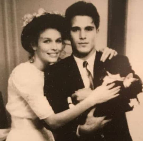 Valerie C. Robinson with her husband Michael Schoeffling and baby